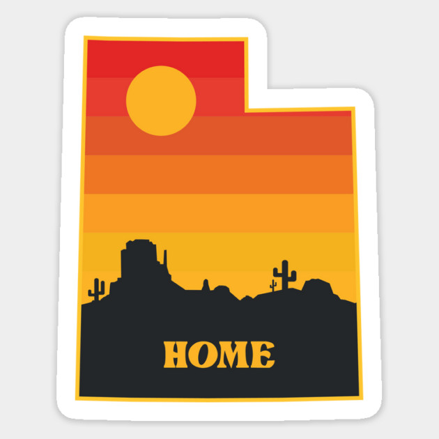 Utah is home Sticker by stayfrostybro