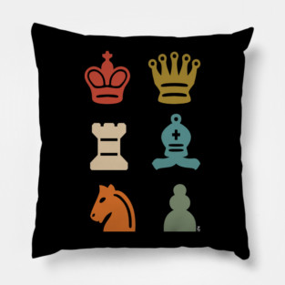 Chess Pieces Pillow