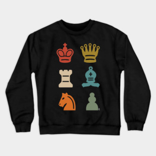 Chess Pieces Crewneck Sweatshirt