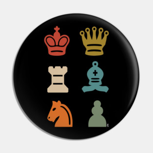 Chess Pieces Pin