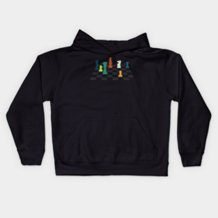 Chess Pieces Kids Hoodie