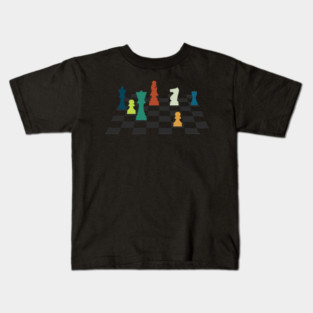 Chess Pieces Kids T-Shirt