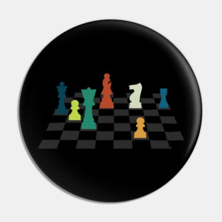 Chess Pieces Pin