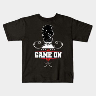 Chess Game On Kids T-Shirt