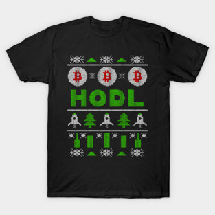 Crypto Christmas Ugly Sweater T-Shirt