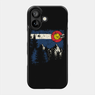 Colorado Flag Mountain' Cool Colorado Flag Phone Case