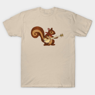 Squirrel with a Bango on His Knees T-Shirt