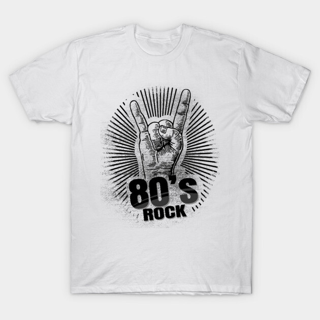 80s Rock On Band' Awesome Eighties Vintage Gift 80s T-Shirt