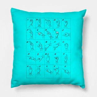 sign language Pillow