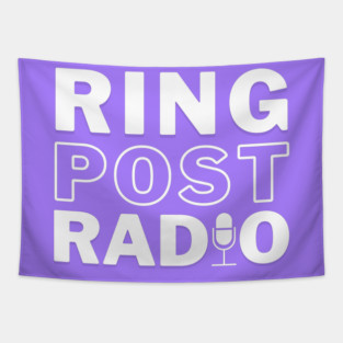 Ring Post Radio Logo Tapestry