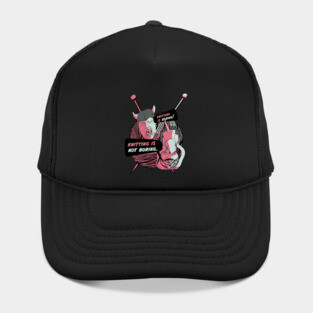 Knitting Is NOT Boring Hat