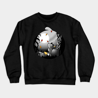 Harvest Moon fox Crewneck Sweatshirt