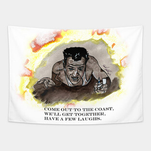 Die Hard with quote Tapestry