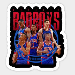 Detroit Pistons Bad boys Sticker