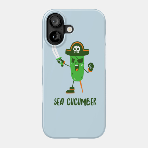 Sea Cucumber Phone Case by dumbshirts