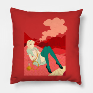 Alice smoking Pillow