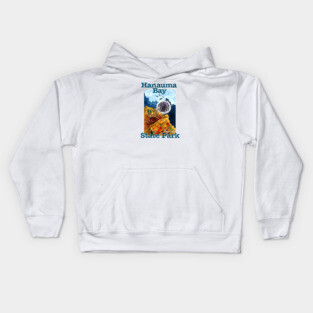 Hanauma Bay State Park, Hawaii Kids Hoodie