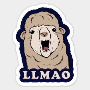 Llmao Sticker
