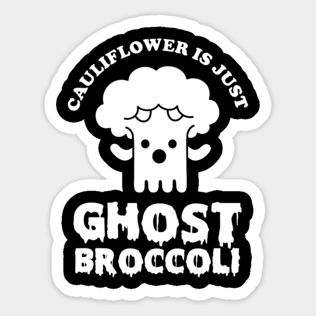 Cauliflower is just Ghost Brocolli Magnet by dumbshirts