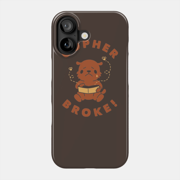 Gopher Broke Phone Case by dumbshirts