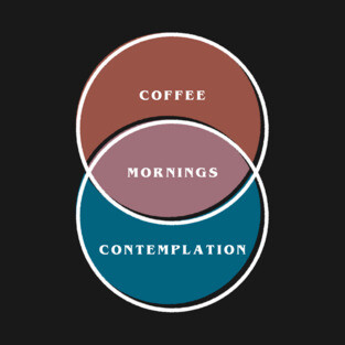 Stranger Things - Coffee & Contemplation Venn Diagram T-Shirt