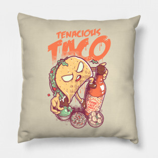 Tenacious Taco Pillow