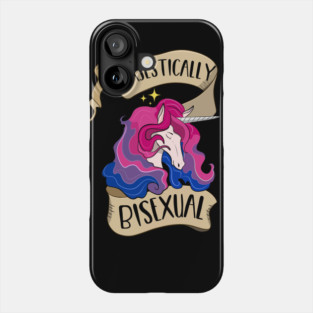 Majestically Bisexual Unicorn Phone Case