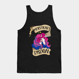 Majestically Bisexual Unicorn Tank Top