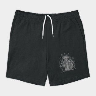 Occult Sacred Geometry Baphomet Shorts
