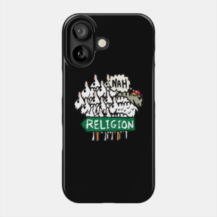 Anti Religion Atheist Sheep Phone Case