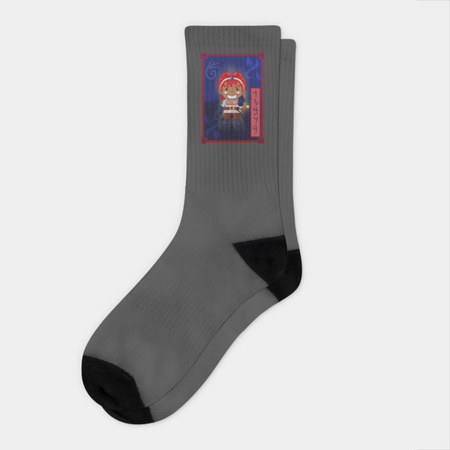 BITE SIZE ADVENTURER Socks by droidmonkey