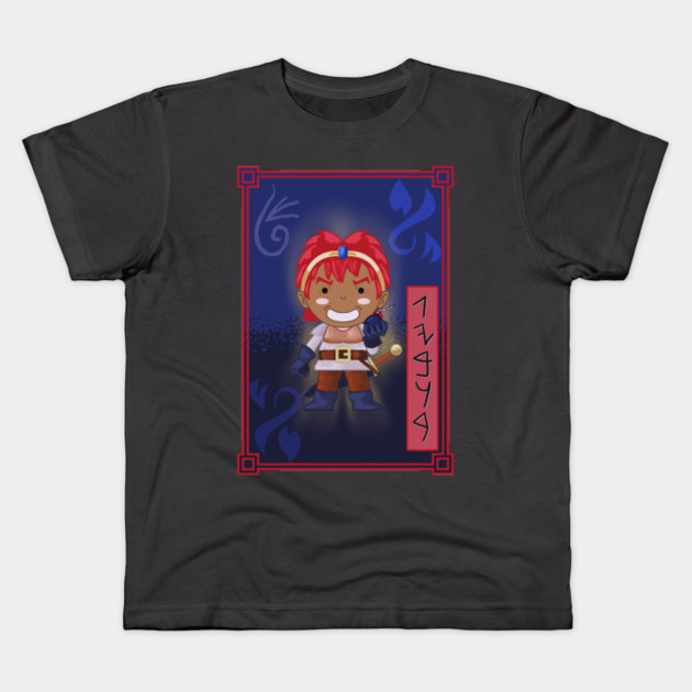 BITE SIZE ADVENTURER Kids T-Shirt by droidmonkey