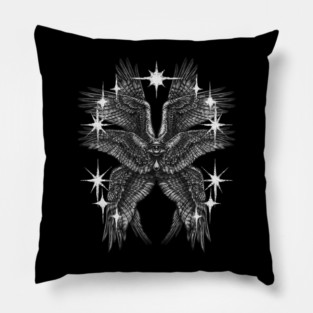 Seraphim V2 B&W Pillow