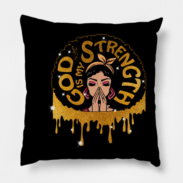 Good is my Strength, Black Girl Magic, Black Woman, Black Moms Matter Pillow by UrbanLifeApparel