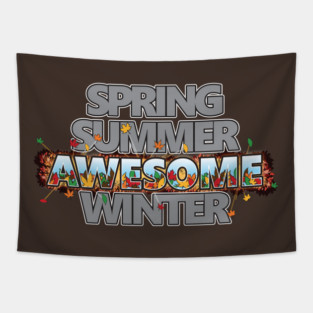 Autumn is Awesome Tapestry