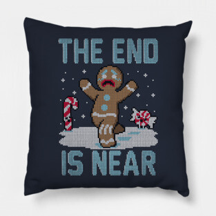 Christmas is near! - Ugly Christmas Sweater Pillow