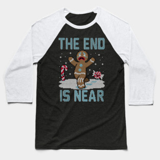 Christmas is near! - Ugly Christmas Sweater Baseball T-Shirt