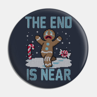 Christmas is near! - Ugly Christmas Sweater Pin