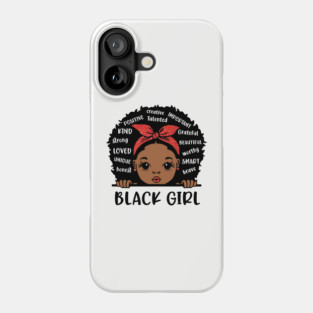 Black Girl, Black Girl Magic, African American Girl Phone Case
