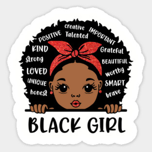Black Girl, Black Girl Magic, African American Girl Magnet
