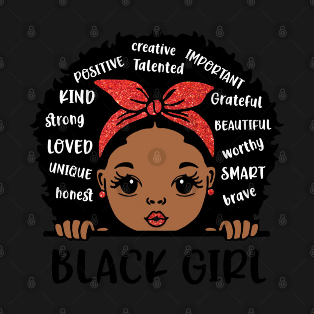 Black Girl, Black Girl Magic, African American Girl by UrbanLifeApparel