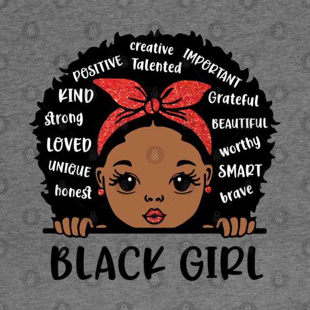 Black Girl, Black Girl Magic, African American Girl by UrbanLifeApparel