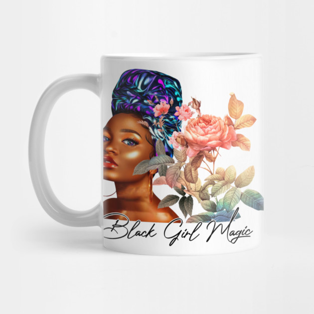 Black Girl Magic, Beautiful Black Woman, African American Woman by UrbanLifeApparel