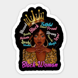 Black Woman, African American Woman, Black Mom Magic, Black Girl Magic Magnet