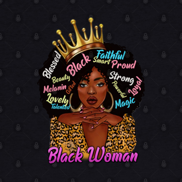 Black Woman, African American Woman, Black Mom Magic, Black Girl Magic by UrbanLifeApparel