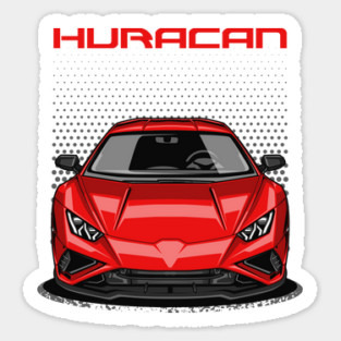 Huracan LP610-4 (Rosso Diablo) Sticker