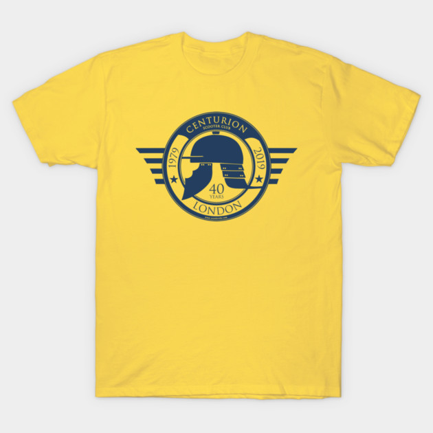 Centurion 40th Blue/Grey Ink T-Shirt by Retro-Spective