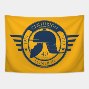 Centurion 40th Blue/Grey Ink Tapestry