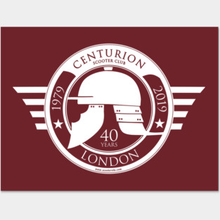 Centurion 40th White Ink Posters and Art