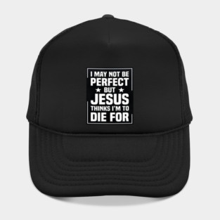 I May Not Be Perfect Hat